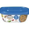 Purina Beneful Prepared Meals Medley's Roasted Turkey with Sweet Potato Peas Barley and Rice Wet Dog Food Trays - 10 Oz - Case of 8