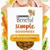Purina Beneful Simple Goodness Farm-Raised Chicken with Peas and Carrots Adult Dry Dog Food - 3.5 Lbs - Case of 4
