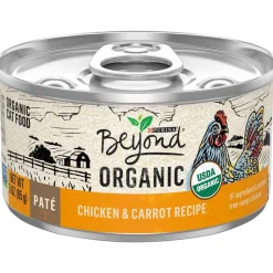 Purina Beyond Organic Chicken and Carrots Canned Cat Food - 3 Oz - Case of 12