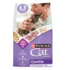 Purina Cat Chow Gentle Sensitive Skin and Stomach Farm-Raised Turkey Dry Cat Food - 6.3 Lbs - Case of 4