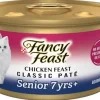 Purina Fancy Feast Chicken Feast Classic Pate Senior Canned Cat Food - 3 Oz - Case of 24