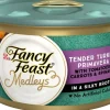 Purina Fancy Feast Elegant Medley's Tender Turkey Primavera with Garden Greens in Sauce Canned Cat Food - 3 Oz - Case of 24