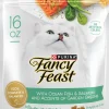Purina Fancy Feast Gourmet Naturals Oceanfish and Salmon and Garden Greens Dry Cat Food - 16 Oz - Case of 4