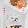 Purina Fancy Feast Gourmet Naturals Filet Mignon with Seafood and Shrimp Dry Cat Food - 3 Lbs - Case of 4