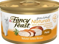 Purina Fancy Feast Gourmet Naturals Turkey Pate with Vitamins and Minerals Canned Cat Food - 3 Oz - Case of 12