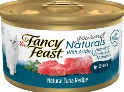 Purina Fancy Feast Gourmet Naturals Tuna in Gravy with Vitamins and Minerals Canned Cat Food - 3 Oz - Case of 12