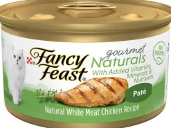 Purina Fancy Feast Gourmet Naturals White Meat Chicken Pate with Vitamins and Minerals Canned Cat Food - 3 Oz - Case of 12