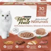 Purina Fancy Feast Gourmet Naturals Chicken and Beef in Gravy and Pate Canned Cat Food - Variety Pack - 3 Oz - Case of 30