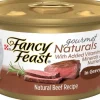 Purina Fancy Feast Gourmet Naturals Beef in Gravy with Vitamins and Minerals Canned Cat Food - 3 Oz - Case of 12