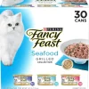 Purina Fancy Feast Grilled Seafood Collection Seafood Tuna and Salmon Canned Cat Food - Variety Pack - 3 Oz - Case of 30