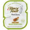 Purina Fancy Feast Petites Braised Chicken Entrée Pate Wet Cat Food Trays - 2.8 Oz - Case of 12