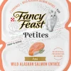 Purina Fancy Feast Petites Wild Alaskan Salmon Pate Entrée Wet Cat Food Trays - 2.8 Oz - Case of 12
