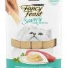 Purina Fancy Feast Savory Puree Naturals Tuna Squeezable Tubes Cat Treats - 1.4 Oz - Case of 30