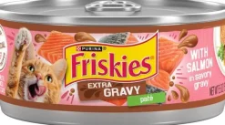 Purina Friskies Extra Gravy Gravy Salmon Pate in Gravy Canned Cat Food - 5.5 Oz - Case of 24