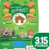 Purina Friskies Indoor Delights Chicken Salmon Cheese and Garden Greens Adult Dry Cat Food - 3.15 Lbs - Case of 4