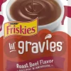 Purina Friskies Lil' Gravies Roast Beef Wet Cat Food Topper Pouch - 1.55 Oz - Case of 16
