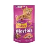 Purina Friskies Playfuls Salmon and Shrimp Crunchy Cat Treats - 2.1 Oz - Case of 10