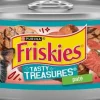 Purina Friskies Tasty Treasures Beef Liver and Cheese Pate Canned Cat Food - 5.5 Oz - Case of 24