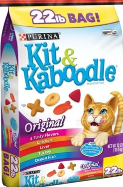 Purina Kit N Kaboodle Original Chicken Liver Turkey and Oceanfish Dry Cat Food - 22 Lbs