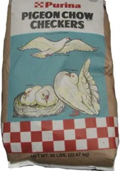 Purina Mills Pigeon Checkers Gamebird and Pigeon Bird Food - 50 lb Bag