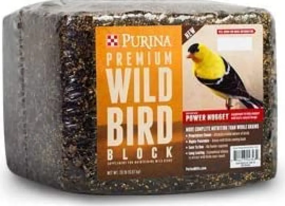 Purina Mills Premium Wild Bird Block Seed and Grain Bird Food - 20 lb Bag