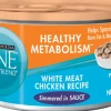 Purina One SmartBlend Healthy Metabolism White Meat Chicken in Sauce Canned Cat Food - 3 Oz - Case of 24