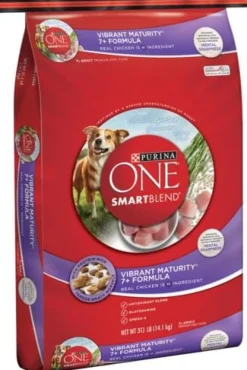 Purina ONE SmartBlend Vibrant Maturity 7+ Senior Formula Dry Dog Food