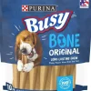 Purina Original Busy Bone with Real Meat Pork Hard Chews Dog Treats - Tiny - 6.5 Oz - Case of 8