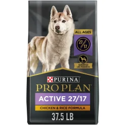 Purina Pro Plan Active 27/17 All Life Stages Chicken and Rice Dry Dog Food - 37.5 Lbs