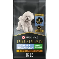 Purina Pro Plan Calm and Balanced Chicken and Rice Dry Dog Food - 16 Lbs