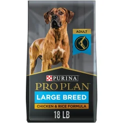 Purina Pro Plan Chicken and Rice Formula Large-Breed Adult Dry Dog Food - 18 Lbs
