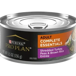 Purina Pro Plan Complete Essentials Turkey Peas and Brown Rice Entrée Canned Dog Food - 5.5 Oz - Case of 24