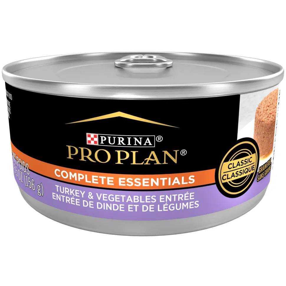 Purina Pro Plan Complete Essentials Grain-Free Classic Turkey and Vegetables Canned Cat Food - 5.5 Oz - Case of 24
