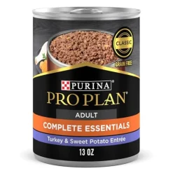 Purina Pro Plan Complete Essentials Grain-Free Classic Turkey and Sweet Potato Adult Canned Dog Food - 13 Oz - Case of 12