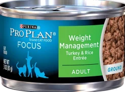 Purina Pro Plan Focus Adult Weight Management Turkey & Rice Entree Ground Canned Cat Food