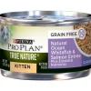 Purina Pro Plan Grain-Free Classic Ocean Whitefish and Salmon Kitten Formula Canned Cat Food - 3 Oz - Case of 24