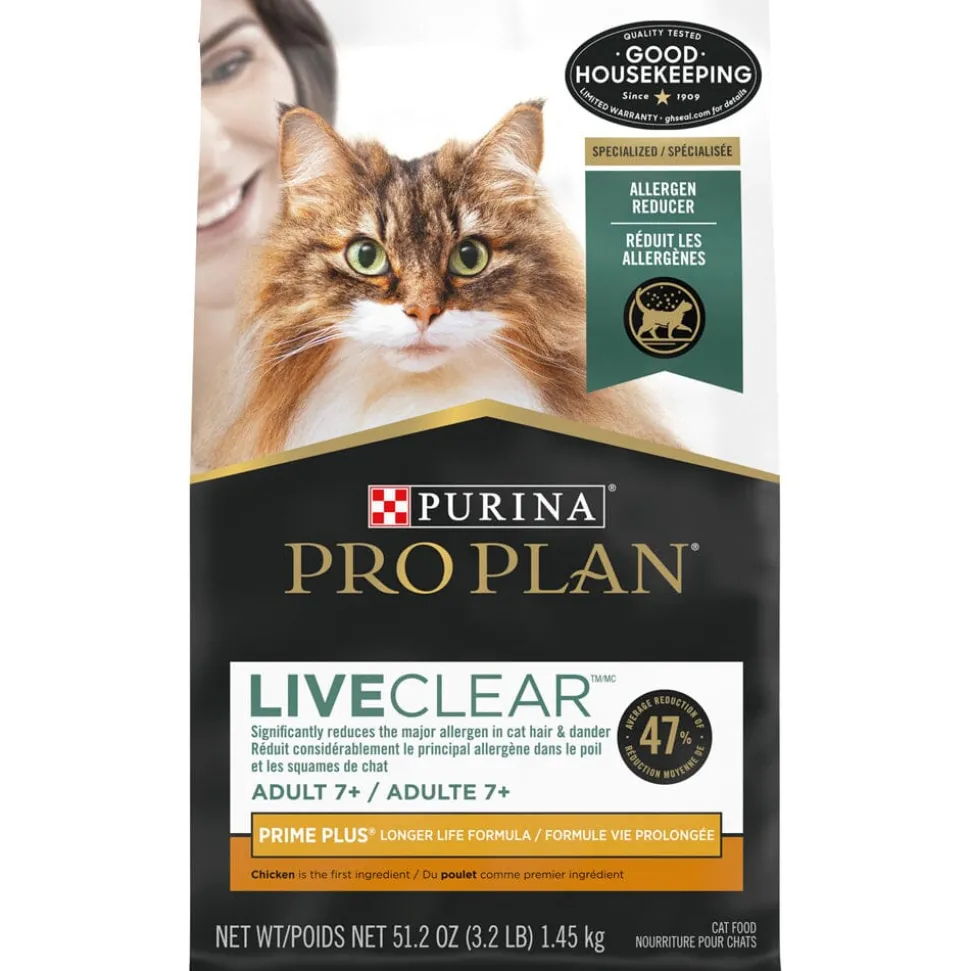 Purina Pro Plan LIVECLEAR Senior Adult Prime Plus Longer Life Formula Cat Food