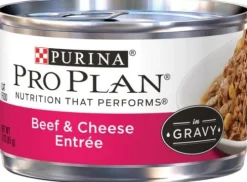 Purina Pro Plan Savor Adult Beef and Cheese Entree in Gravy Canned Cat Food