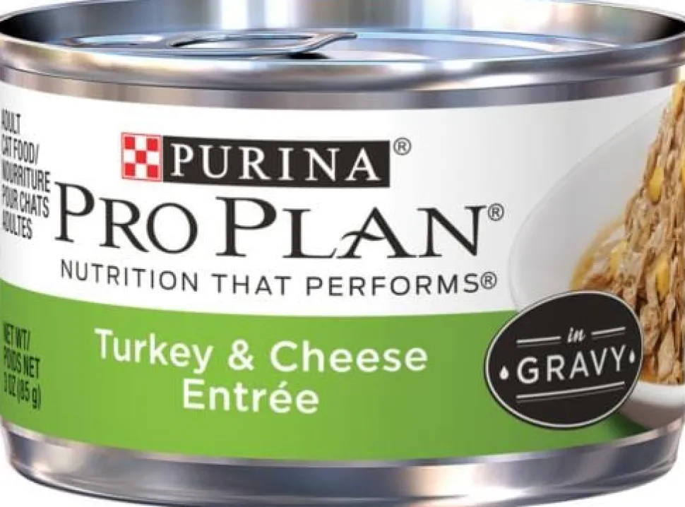 Purina Pro Plan Savor Adult Turkey & Cheese in Gravy Canned Cat Food