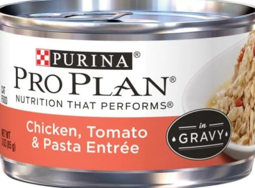 Purina Pro Plan Savor Adult Chicken, Tomato & Pasta Entree in Gravy Canned Cat Food