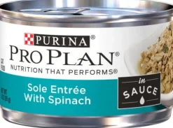 Purina Pro Plan Savor Adult Sole Entree with Spinach Braised in Sauce Canned Cat Food