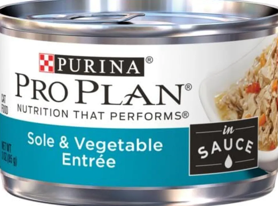 Purina Pro Plan Savor Adult Sole & Vegetables in Sauce Entree Canned Cat Food
