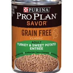 Purina Pro Plan Savor Grain Free Classic Adult Turkey & Sweet Potato Entree Canned Dog Food