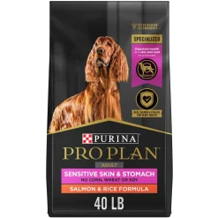 Purina Pro Plan Sensitive Skin and Stomach Salmon and Rice Adult Dry Dog Food - 40 Lbs