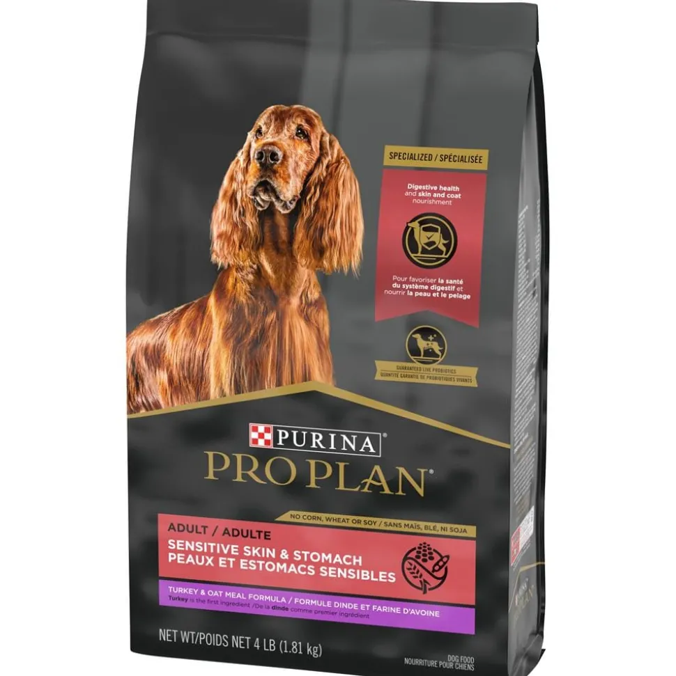 Purina Pro Plan Specialized Sensitive Skin & Stomach Turkey & Oat Meal Formula High Protein Dry Dog Food