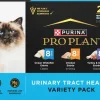 Purina Pro Plan Urinary Tract Health Whitefish Chicken and Turkey Pate and Gravy Canned Cat Food - Variety Pack - 3 Oz - 24 Count