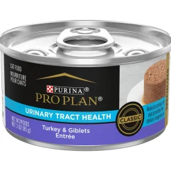 Purina Pro Plan Urinary Tract Health Turkey and Giblets Entrée Canned Cat Food - 3 Oz - Case of 24