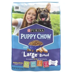 Purina Puppy Chow High-Protein Chicken Formula Large-Breed Puppy Dry Dog Food - 30 Lbs