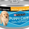 Purina Puppy Chow High-Protein Classic Ground Chicken Pate Puppy Canned Dog Food - 5.5 Oz - Case of 24
