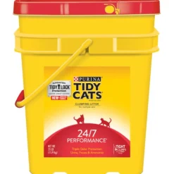 Purina Tidy Cats 24/7 Performance Clumping Low-Dust Odor Protection Clay Mult-Cat Litter - 35 Lbs